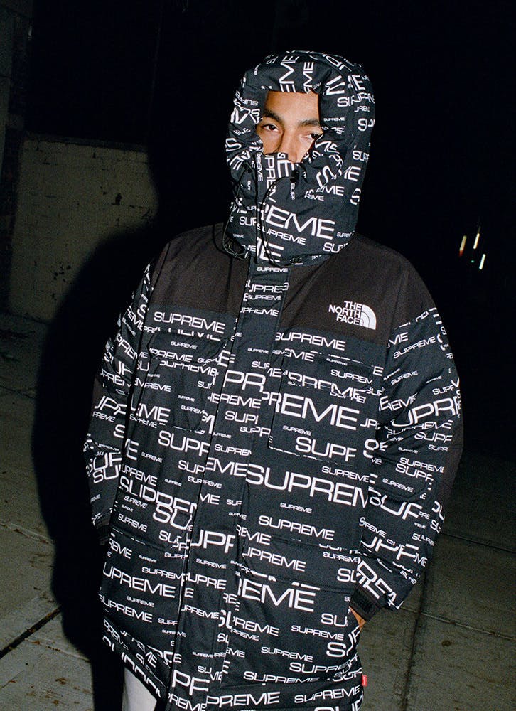 the north face x supreme vest